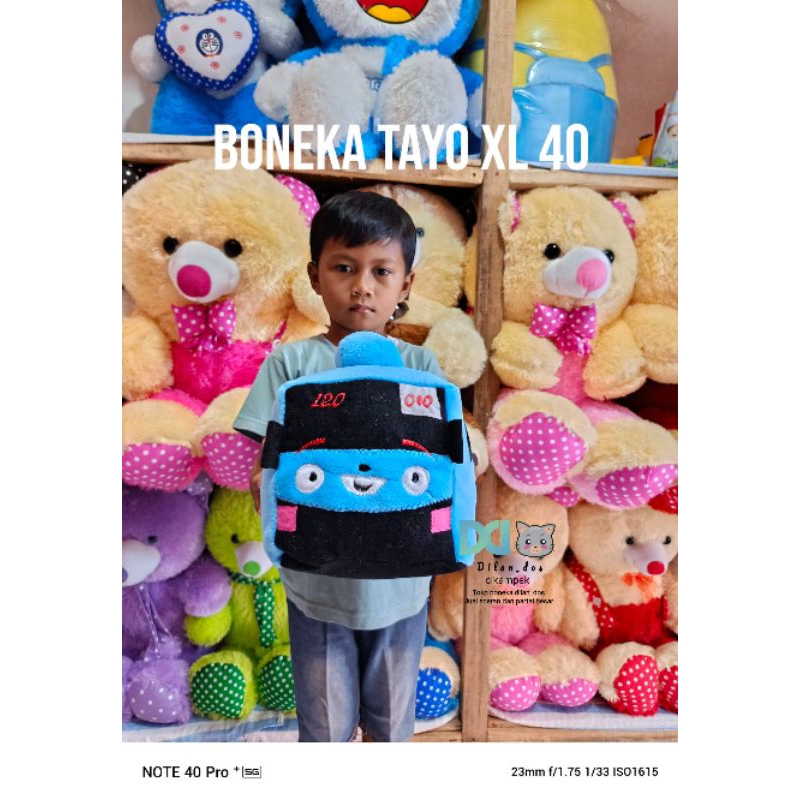 Boneka Tayo karakter size XXL 30 cm