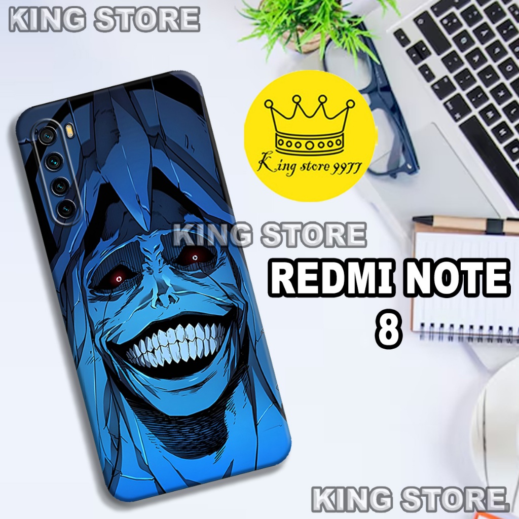 (KS22)  Softcase karet untuk REDMI NOTE 8 Motif gambar karakter Anime/casing REDMI NOTE 8 terbaru/ke