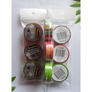 

Washi Tape Tipe C314 Scotch Expressions 3M Paket Bundling 3pcs