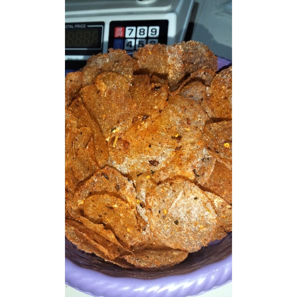 

kripca/keripik kaca/pedas daun jeruk 500gram