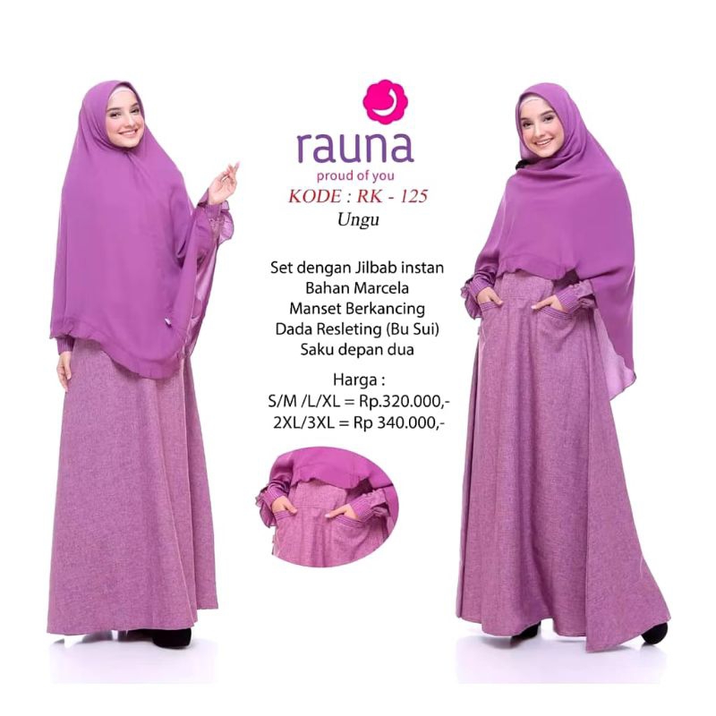 RGD 28 RED & RAUNA KATUN 125 UNGU BY RAUNA Proud Of You