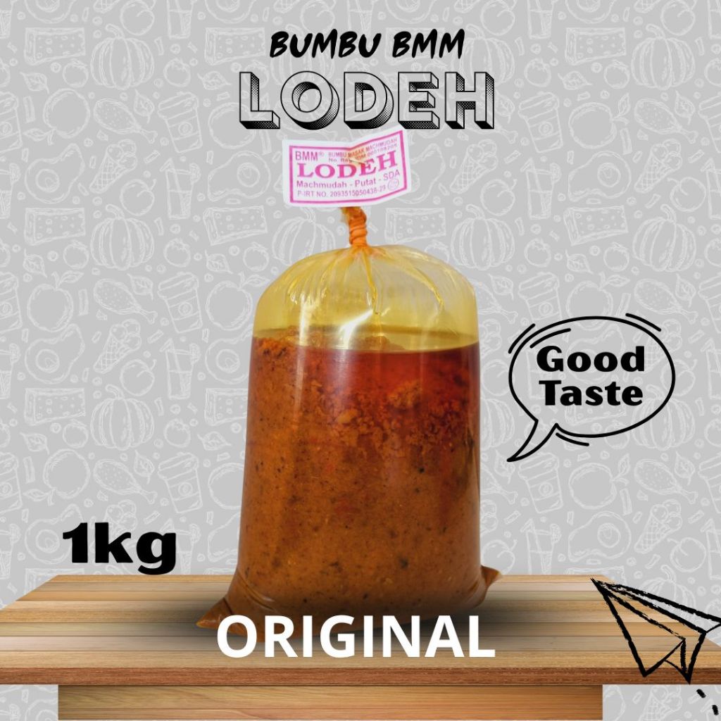 

(LANGSUNG PABRIK) Bumbu BMM LODEH Original 1kg