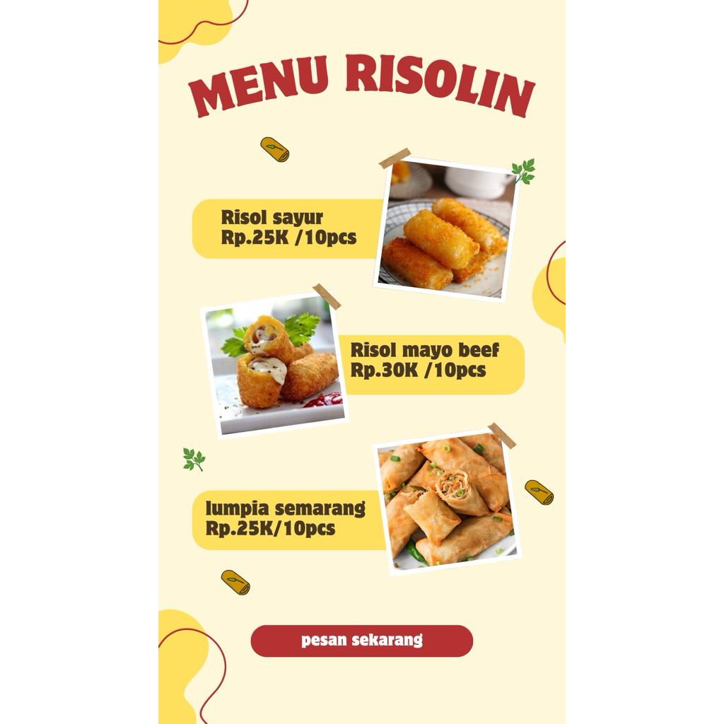 

Risolin frozen food ( Lumpia Semarang )