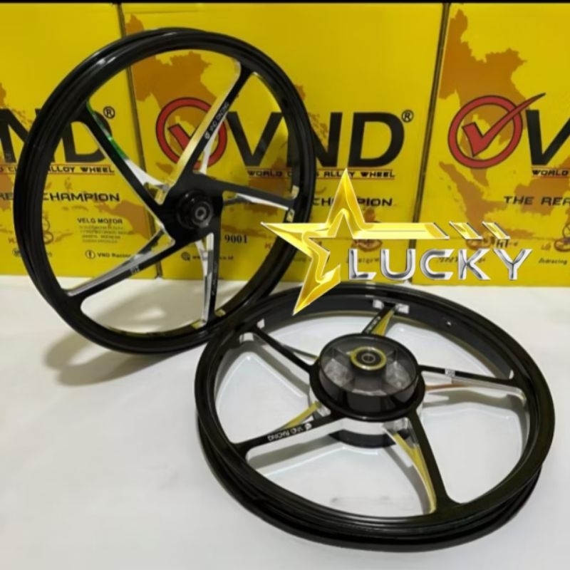 VELG RACING VND KZR JUPITER Z/F1ZR/MX OLD UKURAN RING 17 DEPAN 140 BELAKANG 160