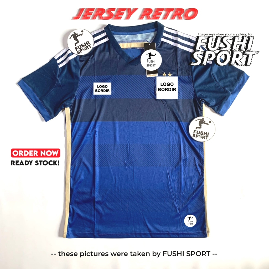 RETRO | Jersey Baju Bola Argentina Away 2014