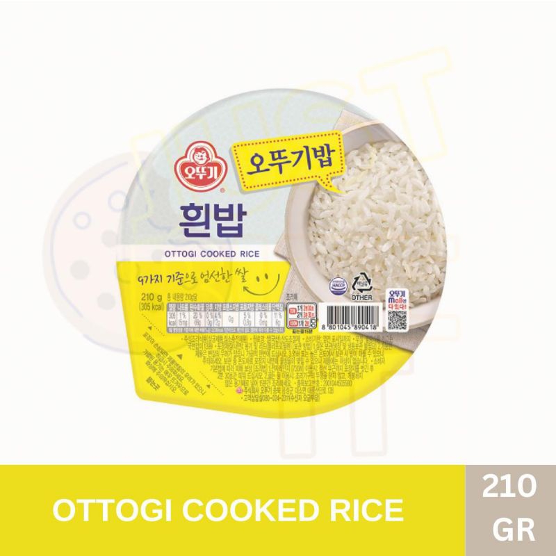 

OTTOGI COOKED RICE 210 GR - NASI INSTAN NASI SIAP SAJI OTTOGI 210 GR
