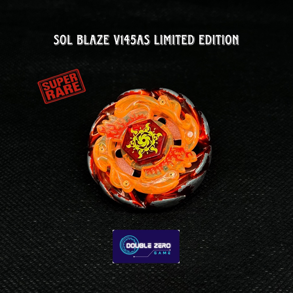 Beyblade Sol Blaze V145AS Limited Edition Original Takara Tomy Beyblade Metal Fight