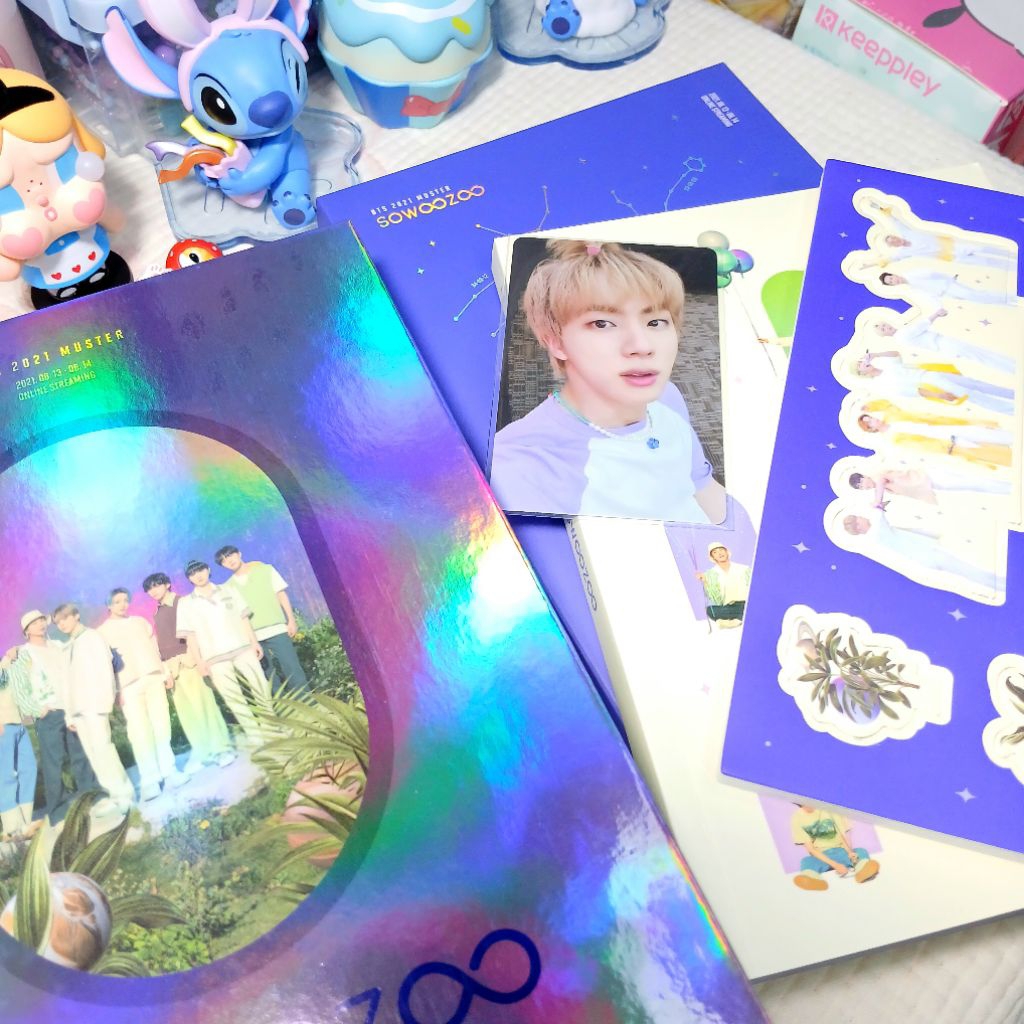 DVD Muster Sowoozoo BTS 2021 Fullset Unsealed Official Photocard Jin