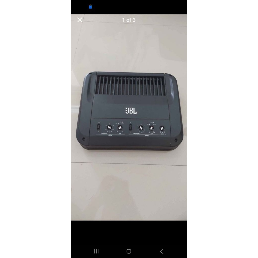 JBL GTO-804EZ POWER 4 CH, AMPLIFIER MOBIL