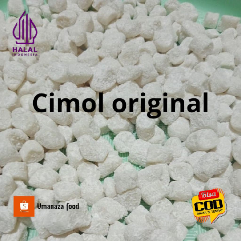 

Cimol original kemasan 250 gram dengan varian rasa