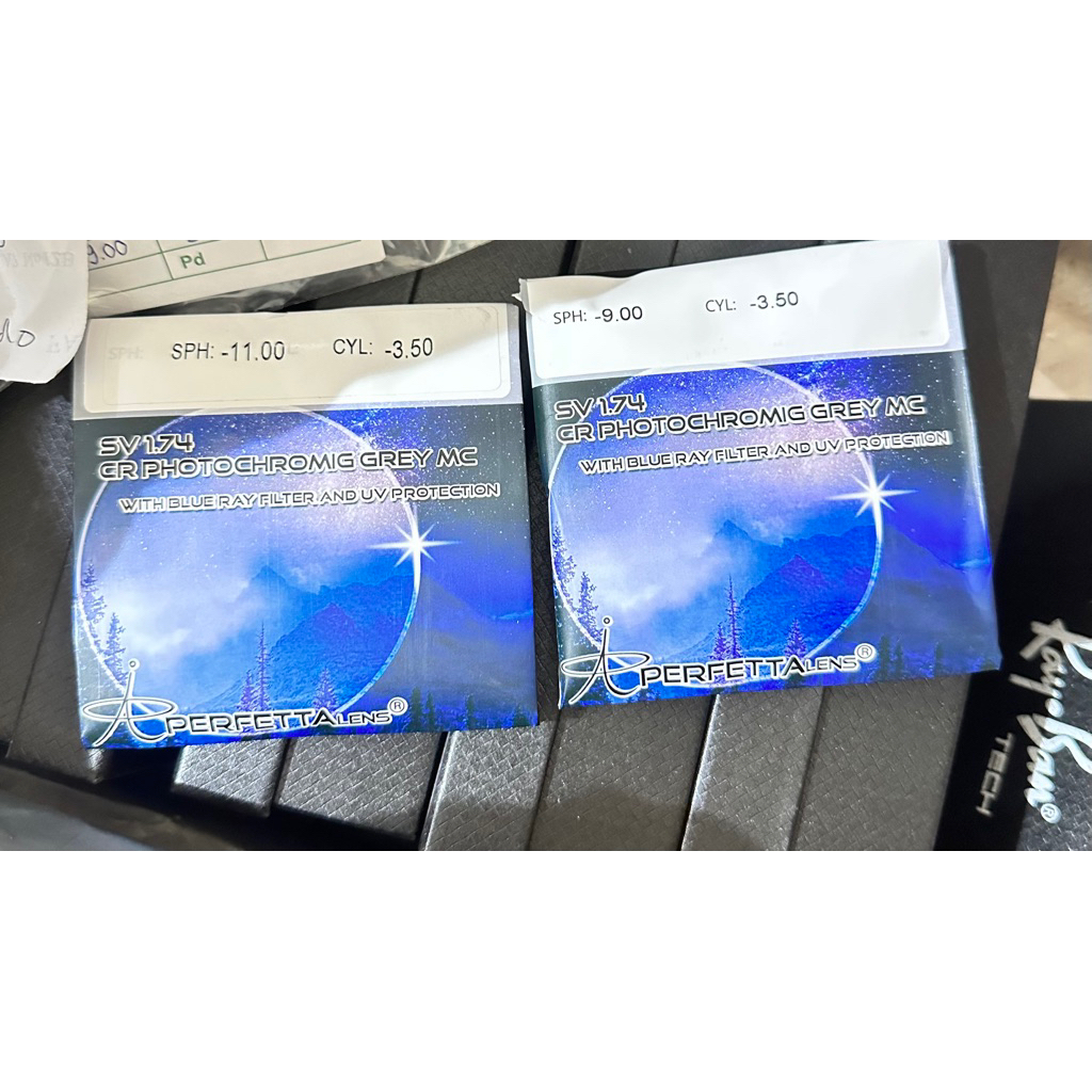 LENSA HI INDEX 1.74 SUPER TIPIS Custom Minus Tinggi menggunakan lensa berkulitas Bermerk Perfetta