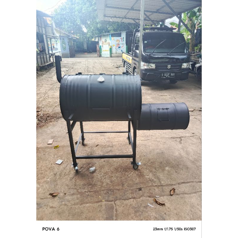 pit smoker smoked grill toaster alat pengasapan panggang bakar ikan asap daging ayam bebek ikan