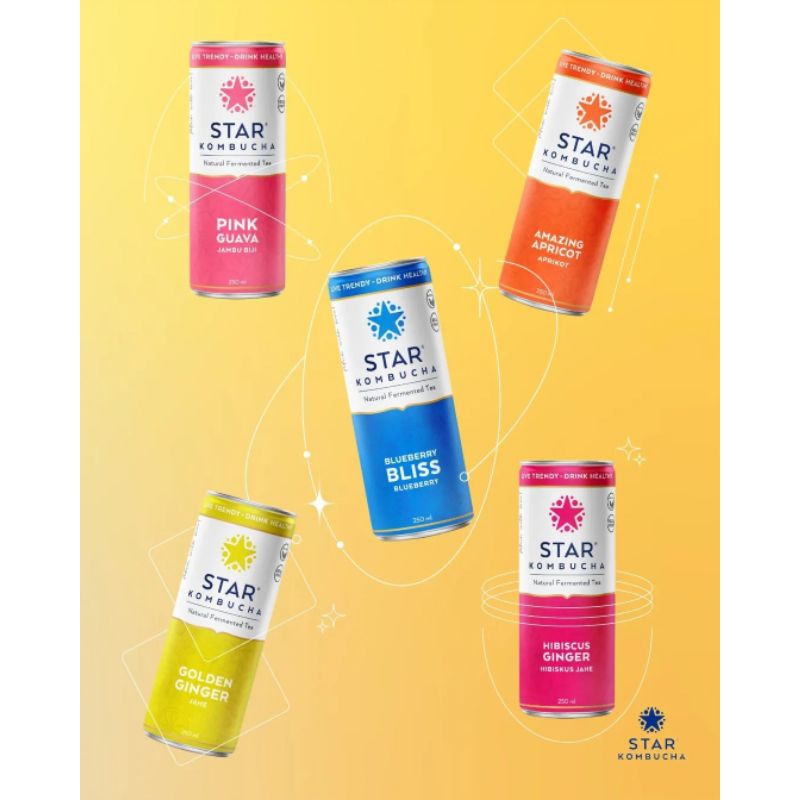

[Ready Stock] Star Kombucha | Kombucha | Minum Probiotik | Minuman Teh Probiotik