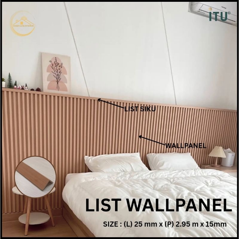 List Penutup Wallpanel | List siku L WPC Wallpanel | List Wallpanel
