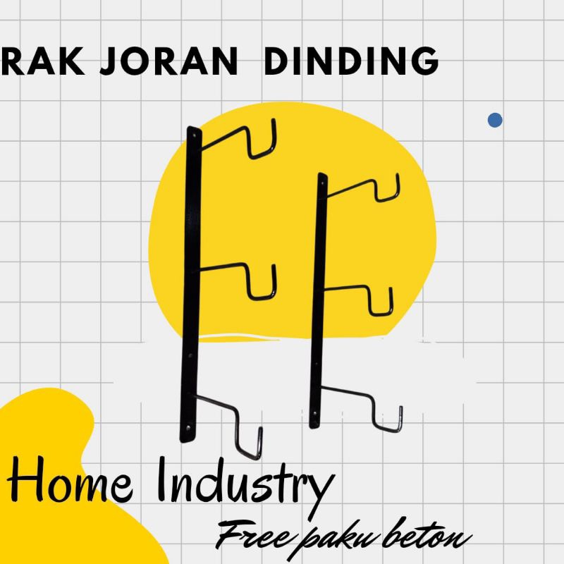 RAK JORAN PANCING/RAK PANCING BAHAN BESI/RAK PANCING DINDING