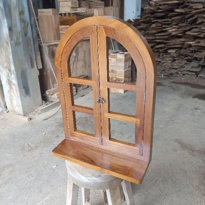 jendela hiasan dinding kayu jati | suka woodcraft