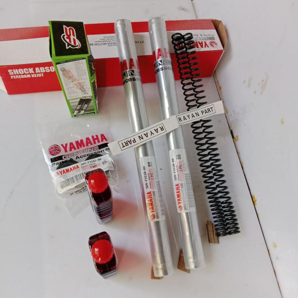 Vega ZR Asok depan komplit Sil Oli Per Sok depan komplit Vega ZR Sok depan