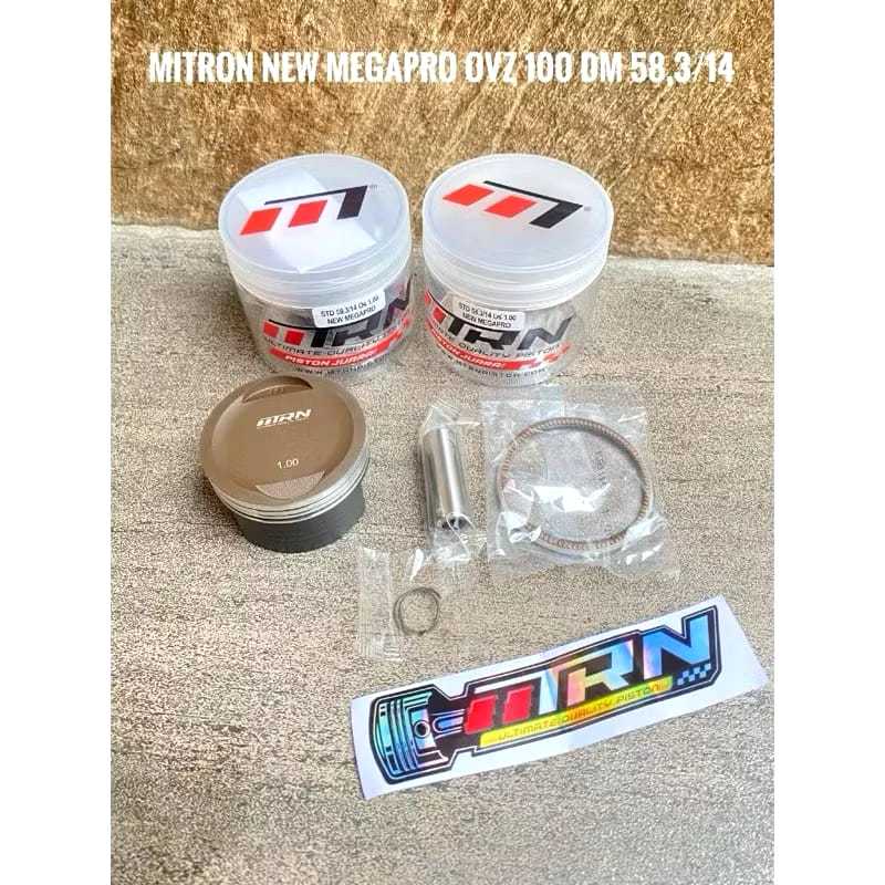 PISTON KIT RACING MITRON X NEW MEGA PRO PIN 14 DIAMETER 58.3 - BOYRENK RACING