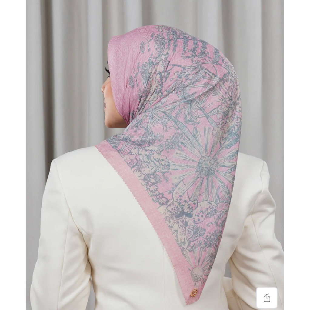 Soleil scarf “tropical” buttonscarves