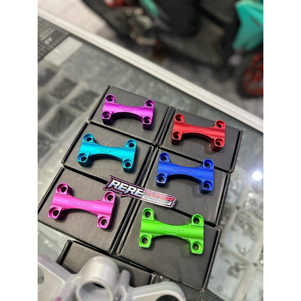 RAISER NINJA SS RISER NINJA SS ALMUNIUM seri T6 KLEM STANG NINJA SS TUTUP STANG NINJA SS NINJA R RIS