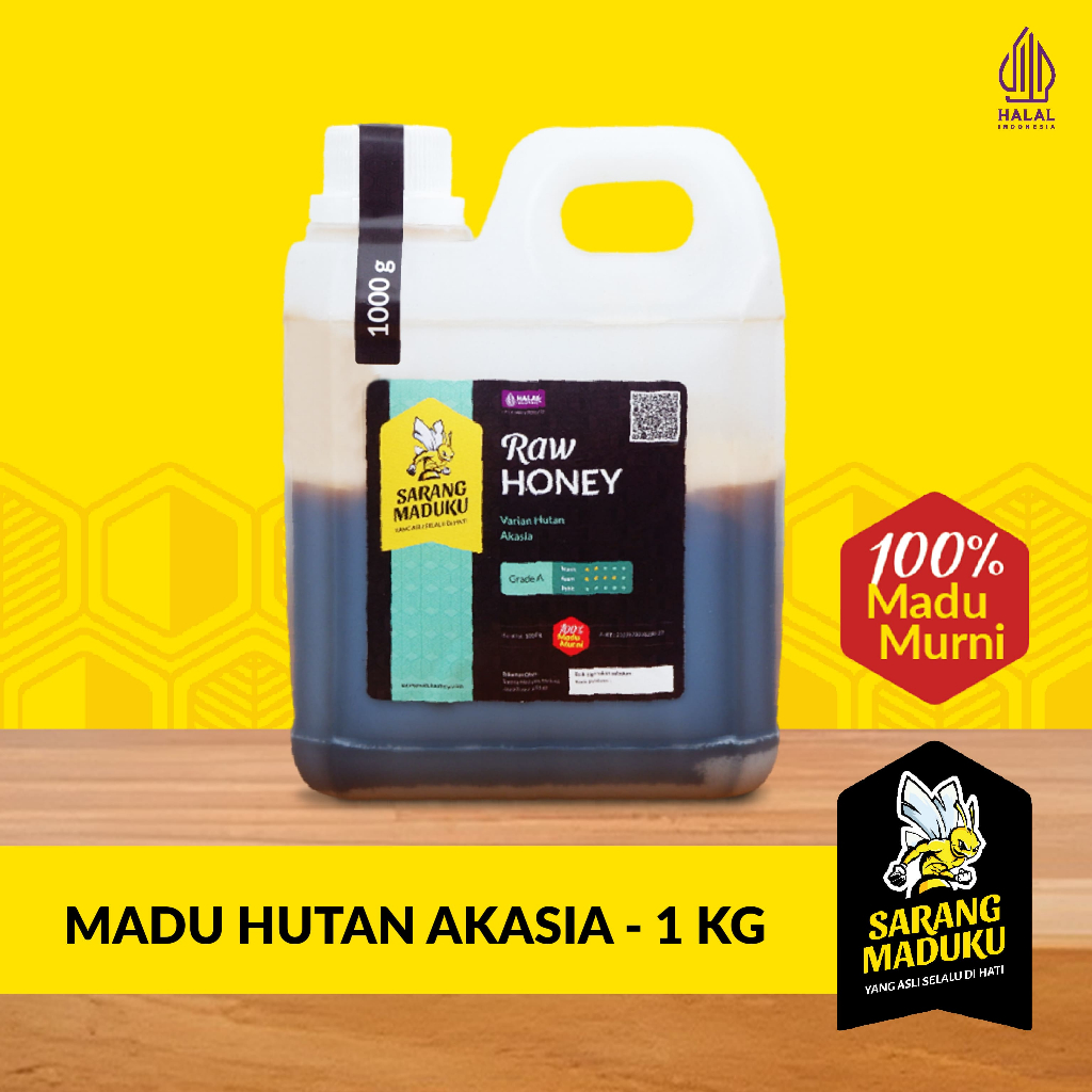 

Sarang Maduku Madu Akasia Asli Murni 100% Raw Honey