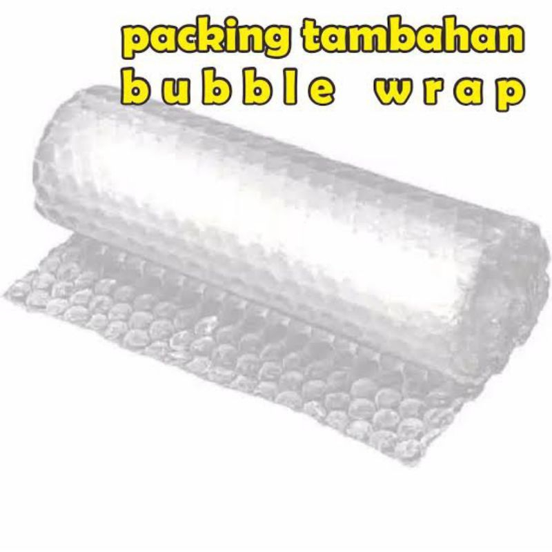 

EXTRA BUBBLE WRAP AGAR PAKET AMAN TAMBAHAN PACKING