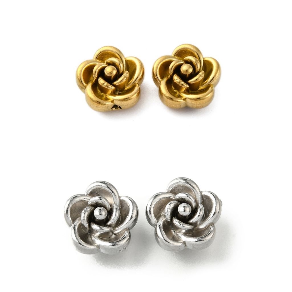 304 stainless steel flower spacer beads