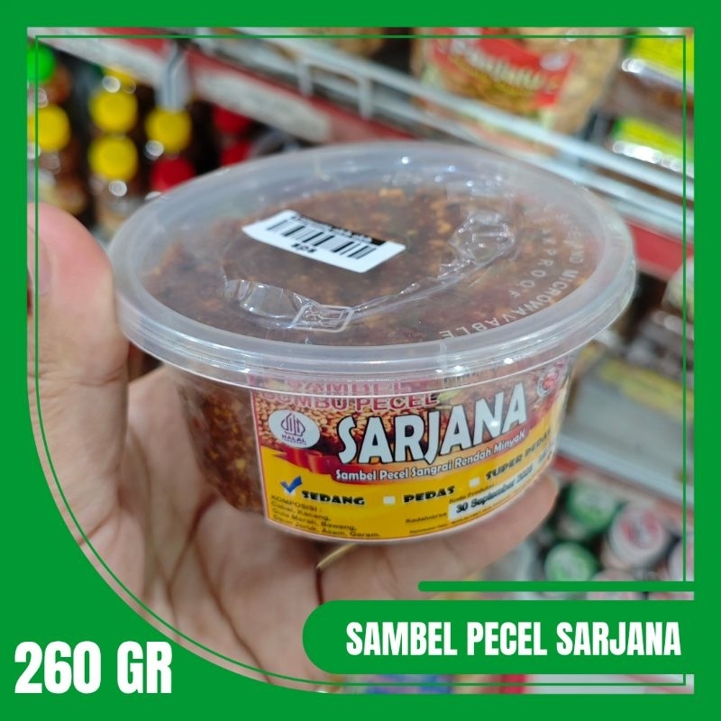 

260 Gram Sambel Pecel Sarjana Khas Tulungagung Pedas Sedang