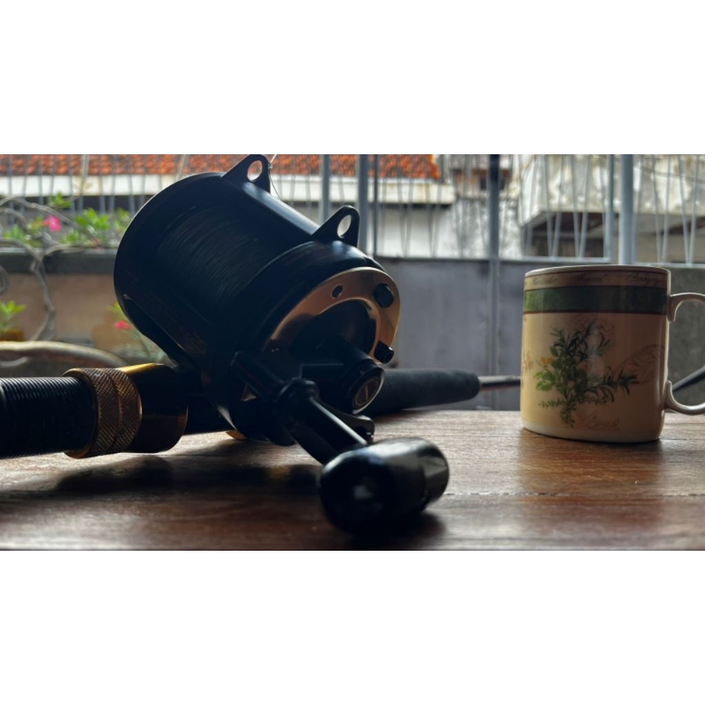 SET TACKLE TROLLING SHIMANO TLD 25 PLUS JORAN HALF HITCH