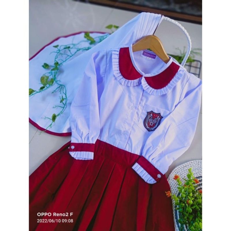 PROMO GAMIS ANAK SEKOLAH SD SIMPEL / SERAGAM SEKOLAH HITAM PUTIH MERAH PUTIH PRAMUKA