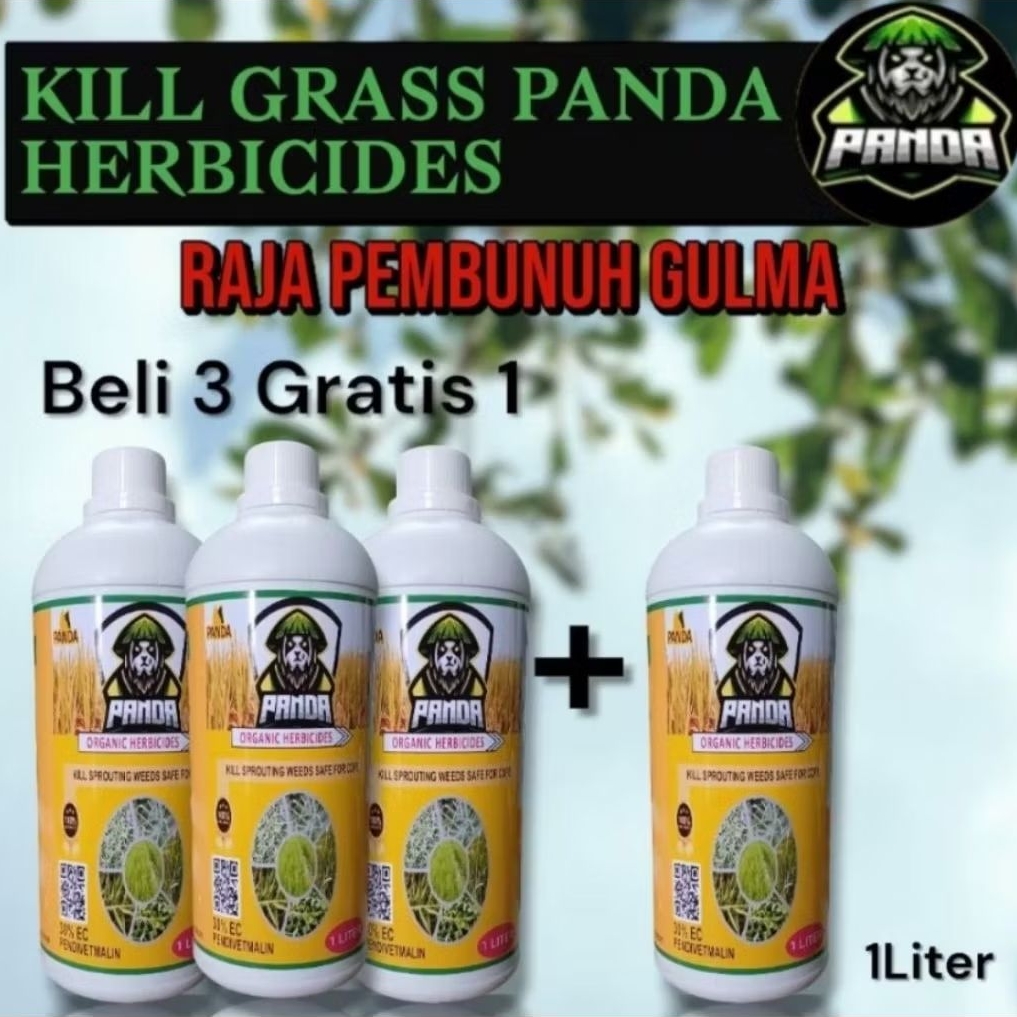 KILGRAS PANDA RACUN RUMPUT PEMBUNUH RUMPUT 1LITER