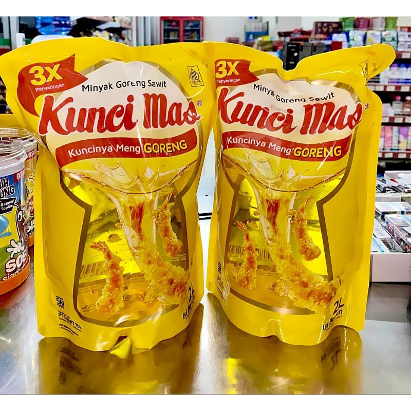 

MINYAK GORENG KUNCI MAS 2LITER Kemasan Pouch
