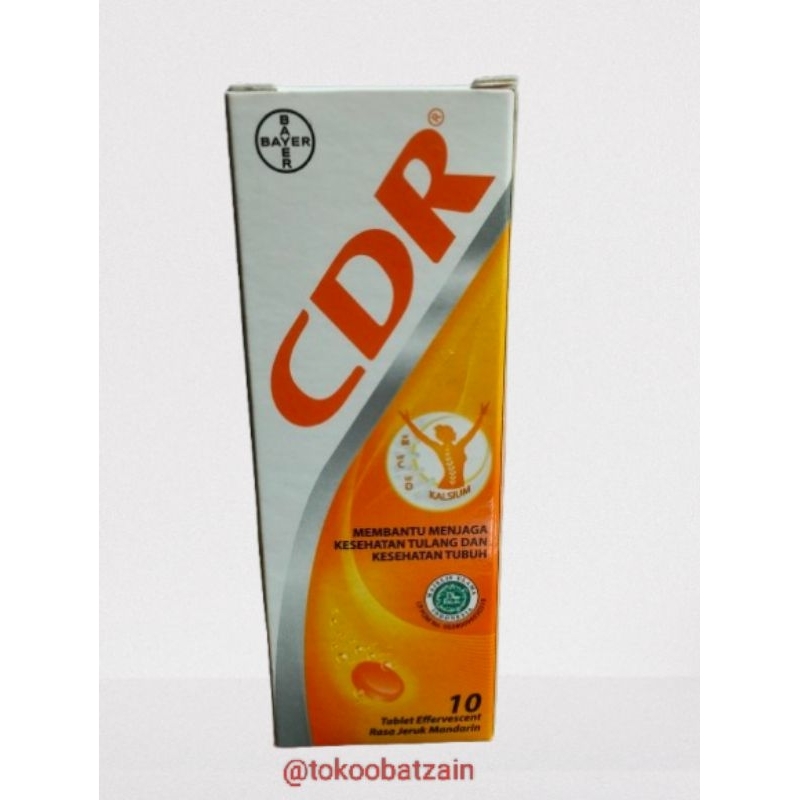 CDR Jeruk 10'S / Vitamin CDR / Vitamin Kalsium Tulang dan Gigi