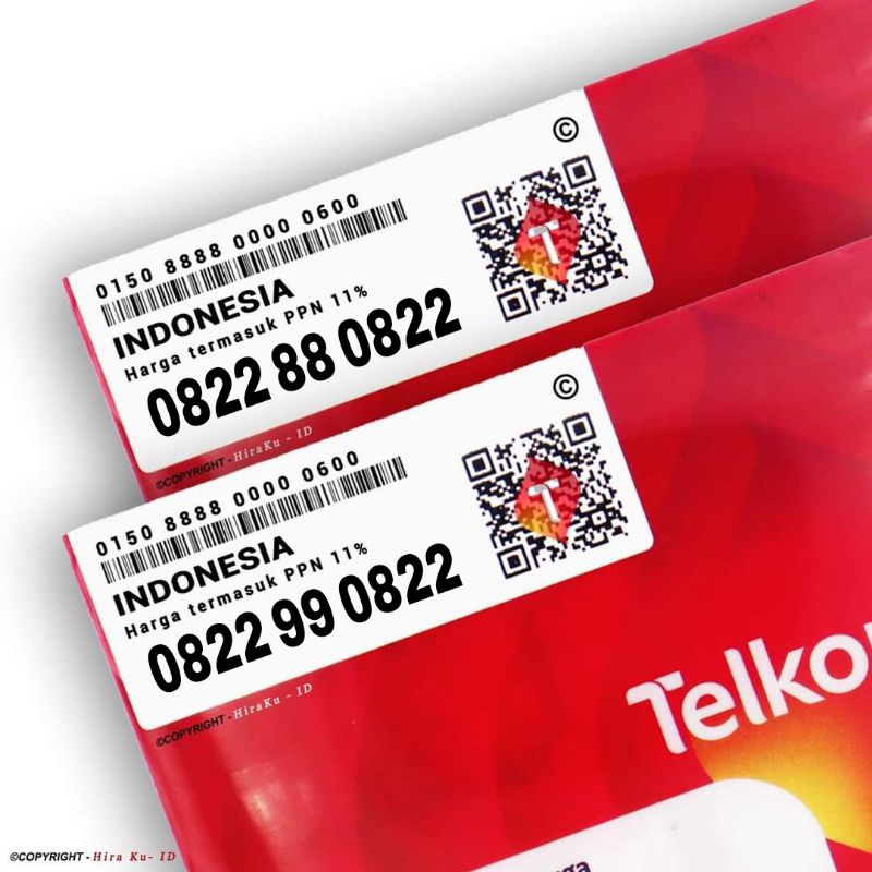 nomor cantik Telkomsel 10 digit 3 varian