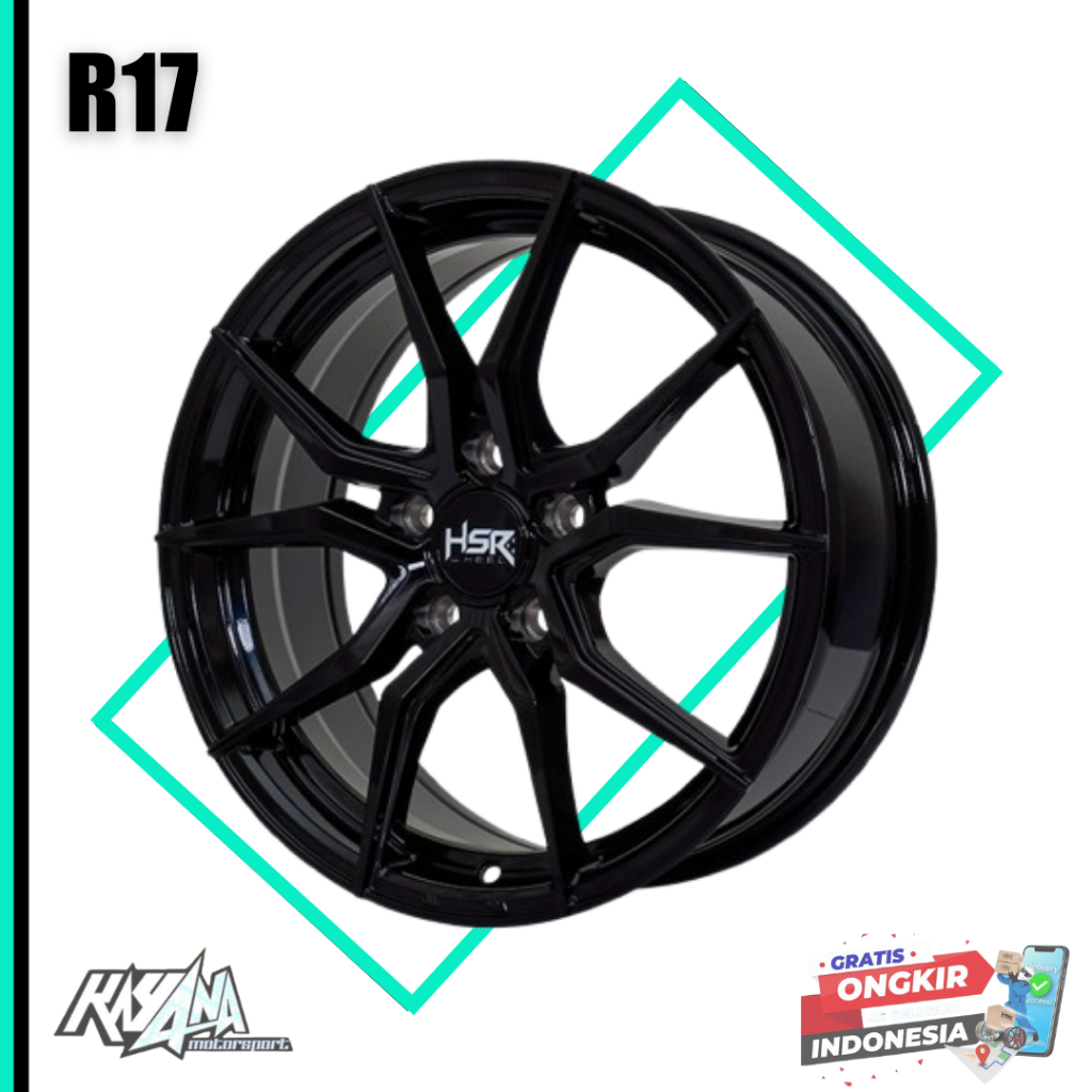Velg Mobil HSR Ring 17 Baut 5x114,3 Hsr Wheel Vital Velg Xpander, Terios, Crv, Hrv, Brv Dll