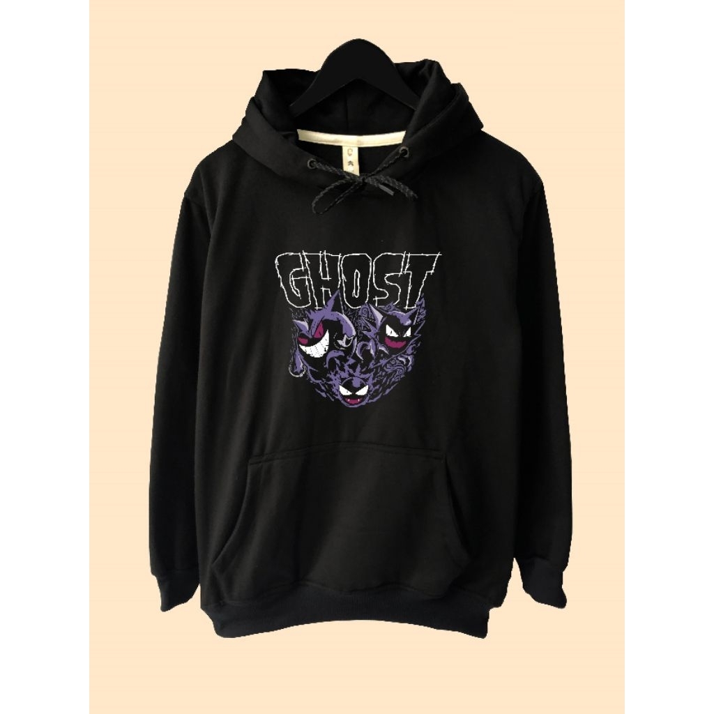Jaket Hoodie Pokemon Ghost Gengar