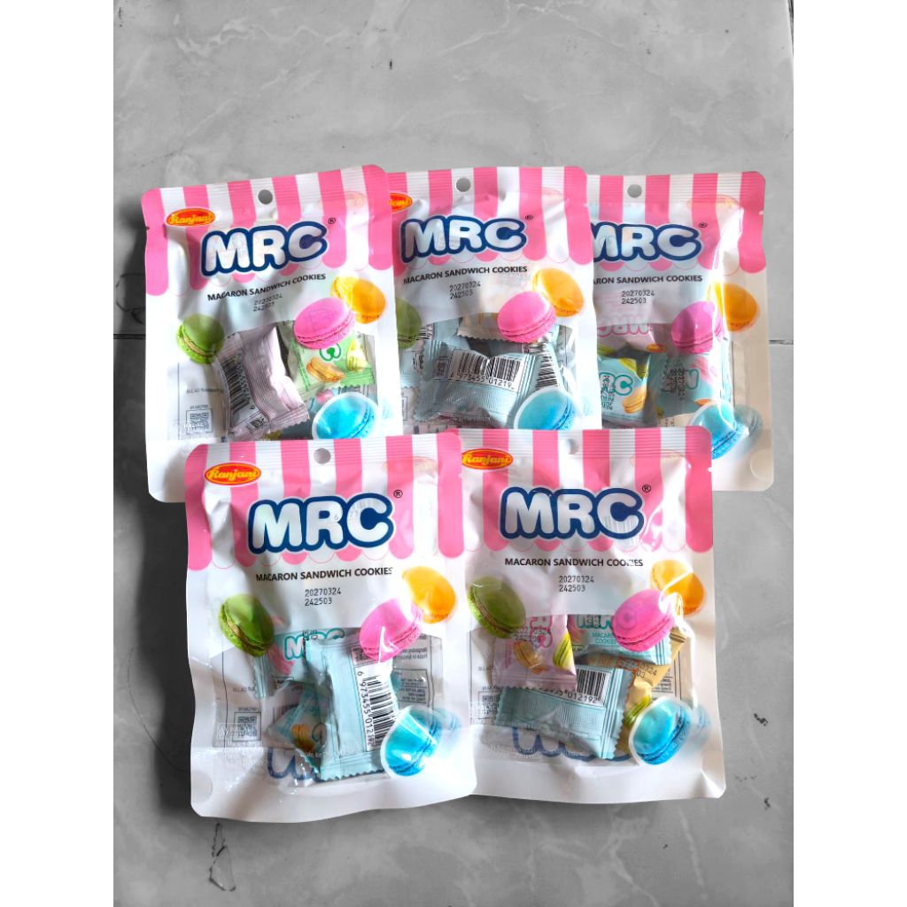 

MACARON SANDWICH COOKIES MRC POUCH (1 POUCH ISI 5 BIJI)