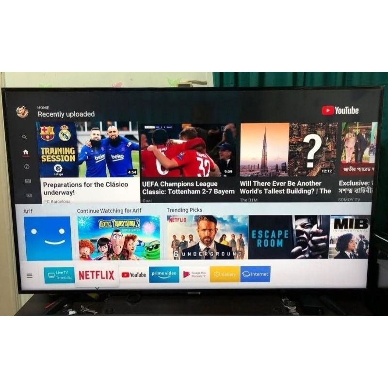 TV LED SAMSUNG 65 IN UHD 4K 65TU8000 SECOND NORMAL