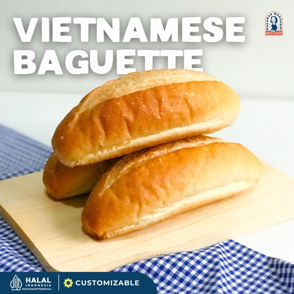 

Vietnamese Baguette /Baguette Vietnam/ Soft Bahn Mi Baguette/ Roti Bahn Mi | Supplier Roti Makanan Wargasini UMKM