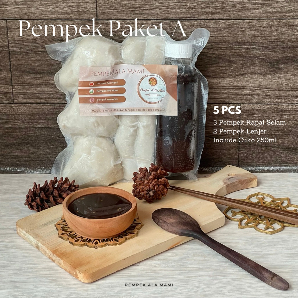 

Pempek Paket | Pempek Ikan Tenggiri Ala Mami | Pempek Asli Palembang