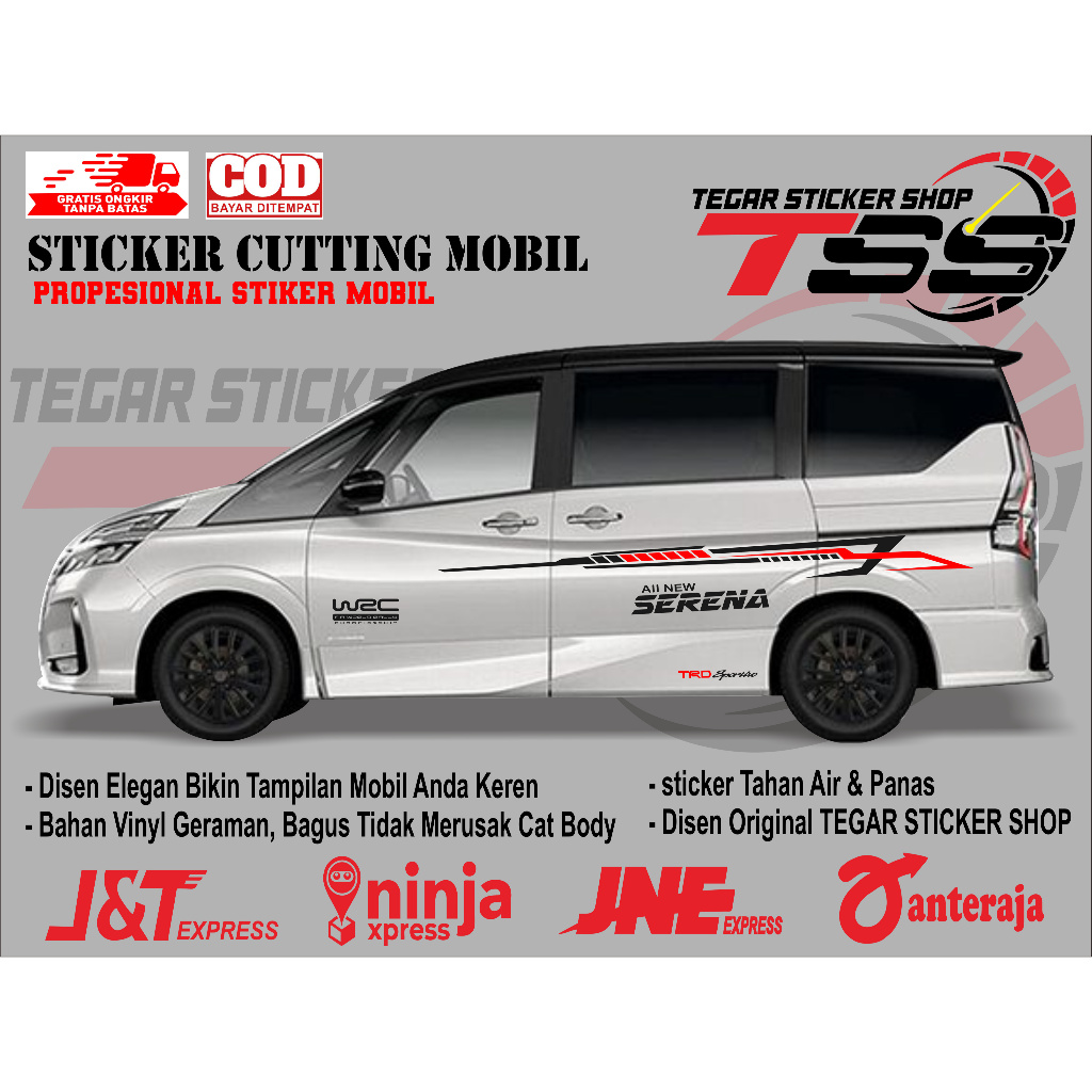 sticker mobil serena sticker mobil nissan serena sticker mobil serena keren sticker variasi mobil