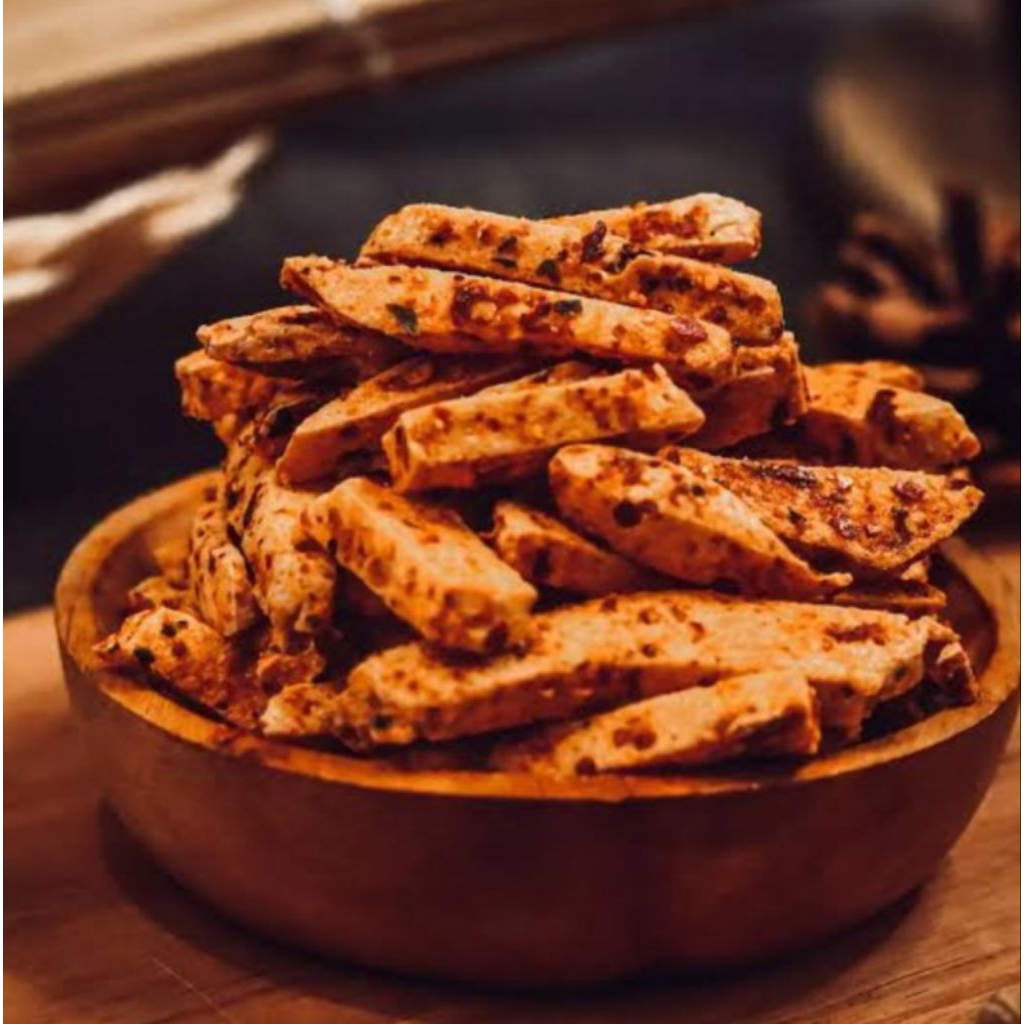 

1kg Basreng pedas Gurih Daun Jeruk Renyah Keriuk