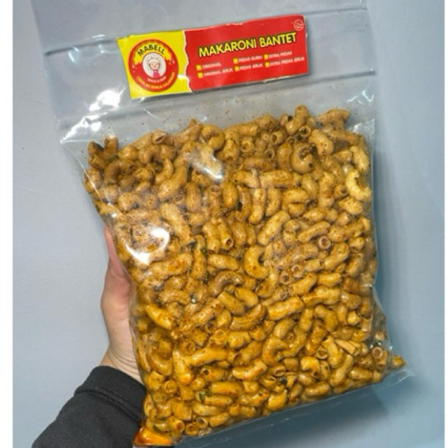 

Makroni Bantet Khas Tasik 1/4kg (250gr) dan 1/2kg (500gr) Renyah Tidak Keras