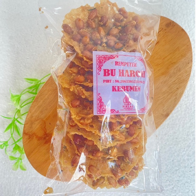 

Peyek Kacang Tanah Isi 10 / Rempeyek Kacang Bulat / Peyek