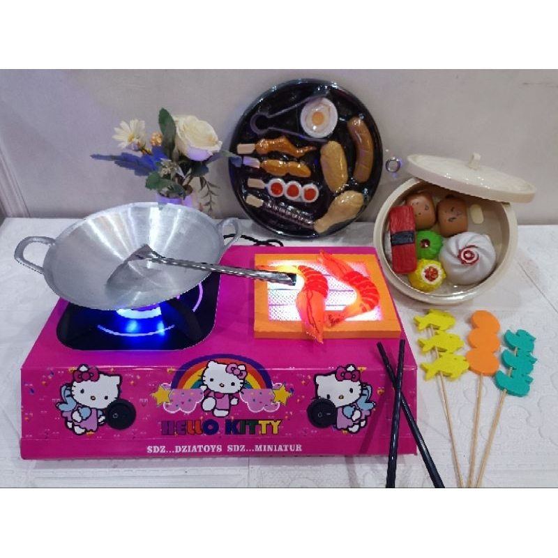 Kompor Mainan Masak Masakan / Kompor Mainan Bisa Nyala