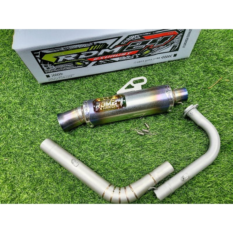 Knalpot Salemba Ceklis Jungstyle Original RDM24 EXHAUST PNP Untuk Aerox New/Old Vario New Nmax New i