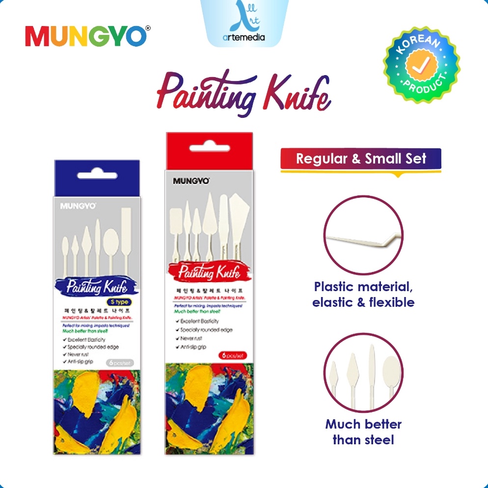 

KODE E19J Mungyo Painting Palette Knife Set Art Spatula