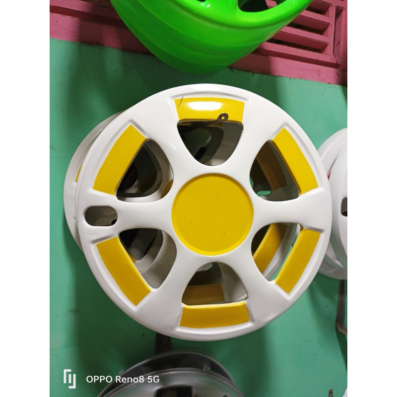 (1Biji) Weldop Rebecca New Palang tipis ring15&16 Plat Besi tebal velg engkel canter truck