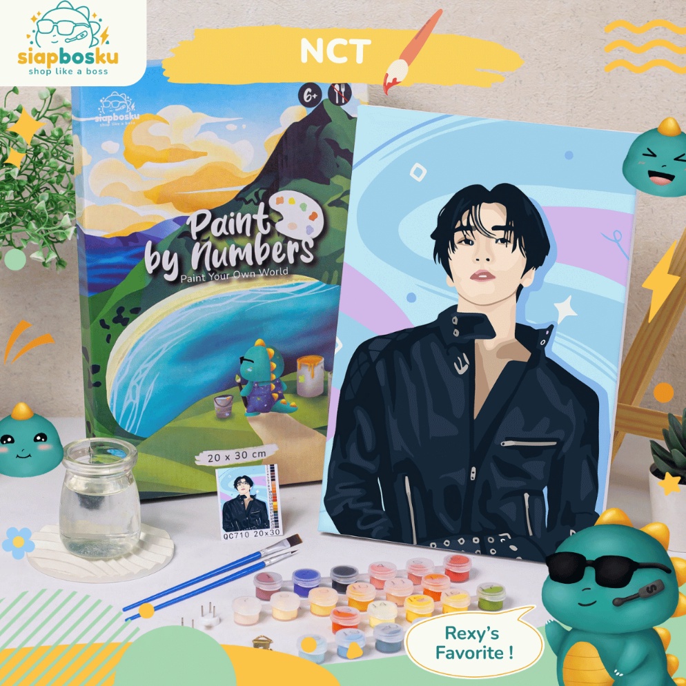 

KODE I34V SIAP BOSKU KANVAS LUKIS PAINT BY NUMBER AESTHETIC 2x3 CM NCT