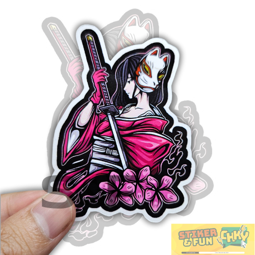 

Stiker Sticker Vinyl Laminasi Glosy GEISHA Vol 3